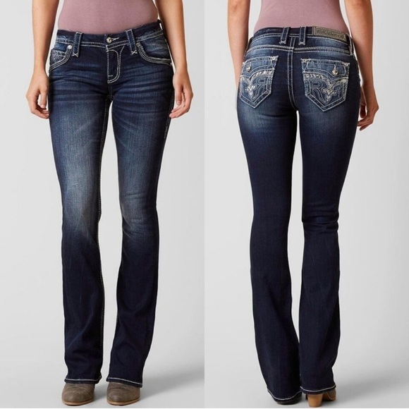 ROCK REVIVAL SUNDEE BOOT STRETCH JEAN 010 - Picture 3 of 17